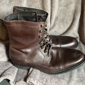 Men's Brown Leather Boots